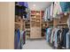 Well-organized walk-in closet with custom shelving and ample storage space at 5361 Ocean Village Dr., Myrtle Beach, SC 29577