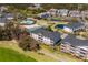 Aerial view of complex with a pool and tennis court at 5751 Oyster Catcher Dr. # 234, North Myrtle Beach, SC 29582