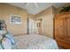 Bedroom with closet and ensuite bathroom at 5751 Oyster Catcher Dr. # 234, North Myrtle Beach, SC 29582