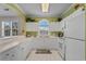 Charming kitchen with white cabinets, modern appliances, and a bright window for natural light at 5751 Oyster Catcher Dr. # 234, North Myrtle Beach, SC 29582
