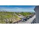 Expansive ocean view from the property, overlooking a parking lot and lush green trees in a vibrant coastal community at 5905 S Kings Hwy. # A551, Myrtle Beach, SC 29575