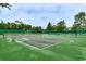Well-maintained tennis court in a lush setting, offering a great opportunity for recreation and exercise at 5905 S Kings Hwy. # A551, Myrtle Beach, SC 29575