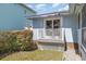 Quaint outdoor deck area offering a private space for relaxation and enjoying the outdoors at 600 Hillside Dr. S, North Myrtle Beach, SC 29582
