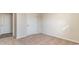 Neutral bedroom featuring neutral carpeting, neutral walls and two white doors at 632 Culmen Ct., Myrtle Beach, SC 29588