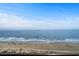 Expansive ocean view featuring sandy beach with people relaxing on the beautiful shores at 6804 N Ocean Blvd. # 1127, Myrtle Beach, SC 29572
