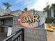 Directional sign for the Bar and Beach/Gift Shop at 6900 N Ocean Blvd. # 1505, Myrtle Beach, SC 29572