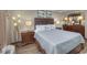 Comfortable bedroom with king-sized bed and elegant decor offers a serene retreat at 6900 N Ocean Blvd. # 1505, Myrtle Beach, SC 29572