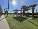 Enjoy an outdoor picnic area with relaxing shade and easy access to the grounds at 6900 N Ocean Blvd. # 1505, Myrtle Beach, SC 29572
