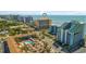 Beautiful aerial view of the vacation rental property near the ocean and other hotels at 6900 N Ocean Blvd. # 735, Myrtle Beach, SC 29572