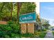 Exterior sign for The Caravelle Resort Hotel at 6900 N Ocean Blvd. # 735, Myrtle Beach, SC 29572