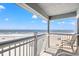 Balcony with ocean views featuring beach access and outdoor seating at 9540 Shore Dr. # 3-H, Myrtle Beach, SC 29572