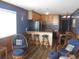 Open-concept area with kitchen, living and bar seating at 9540 Shore Dr. # 3-H, Myrtle Beach, SC 29572