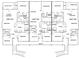 Detailed floor plan showcasing the layout of a condo unit, including living room, bedrooms, and bathrooms at 1411 Gooseneck Place # 202 Middle, Murrells Inlet, SC 29576