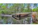 Community boat dock with dockside platform, railings, and waterway views at 152 Creek Harbour Circle, Murrells Inlet, SC 29576