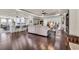 Open concept living room with hardwood floors, recessed lighting and neutral paint at 152 Creek Harbour Circle, Murrells Inlet, SC 29576