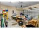 Spacious garage provides lots of storage and workspace at 270 Moulton Dr., Longs, SC 29568