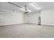 A spacious garage with ample room for parking and additional storage featuring a ladder to the attic at 334 William Nobles Rd., Aynor, SC 29511