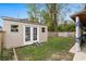 Spacious storage shed featuring double doors, ramp, and windows at 503 Alston St., Conway, SC 29527