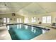 Bright indoor pool with ample lighting and windows at 569 Blue River Ct. # 9-A, Myrtle Beach, SC 29579