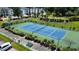 Enjoy a game on the community's well-maintained blue and green tennis court at 569 Blue River Ct. # 9-A, Myrtle Beach, SC 29579