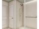 Contemporary bathroom with a shower stall featuring glass walls and modern fixtures and fittings at 914 Perrin Dr., North Myrtle Beach, SC 29582