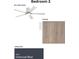 Bedroom design features fan, flooring, and paint at 914 Perrin Dr., North Myrtle Beach, SC 29582
