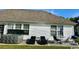 Backyard patio featuring a hot tub and patio furniture at 232 Marbella Dr., Murrells Inlet, SC 29576