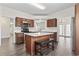 Bright kitchen featuring stainless steel appliances and a center island with breakfast bar at 601 Seth Ln., Longs, SC 29568