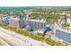 Aerial view of the condo complex on a beautiful beach with views of the whole town at 7200 N Ocean Blvd. # 1053, Myrtle Beach, SC 29572
