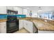 Beautiful kitchen with countertops and ocean view at 7200 N Ocean Blvd. # 1053, Myrtle Beach, SC 29572