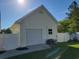 Detached garage offers convenient parking and additional storage space, enhancing property functionality at 7473 Louisville Rd., Aynor, SC 29511