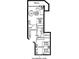 One-bedroom condo floor plan showcasing layout including kitchen, bath, and balconies at 1105 S Ocean Blvd. # 502, Myrtle Beach, SC 29577