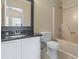 Well-maintained bathroom with a vanity and a combined shower and bathtub at 1130 Ganton Way, Myrtle Beach, SC 29588