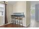 Open dining space with bar seating, seamlessly connecting to the kitchen area at 1130 Ganton Way, Myrtle Beach, SC 29588