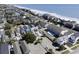 Picturesque aerial view showing the home's proximity to the ocean and its desirable coastal location at 1210 A S Ocean Blvd., Surfside Beach, SC 29575