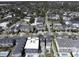 Beautiful aerial view of the neighborhood showcasing the home's location and proximity to local amenities at 1210 A S Ocean Blvd., Surfside Beach, SC 29575
