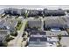 Picturesque aerial view of the community showcasing the home's location relative to the beach and local streets at 1210 A S Ocean Blvd., Surfside Beach, SC 29575