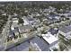 Scenic aerial view highlighting the desirable community and its surroundings near local streets at 1210 A S Ocean Blvd., Surfside Beach, SC 29575
