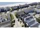 Stunning aerial view highlighting the community, with easy access to the beach at 1210 A S Ocean Blvd., Surfside Beach, SC 29575