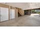 Spacious garage area with stairway, and side entrances at 1210 A S Ocean Blvd., Surfside Beach, SC 29575