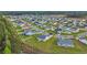 Wide aerial shot of a well-planned community featuring manicured lawns and modern homes at 1340 Valor Rd., Conway, SC 29527