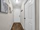 Inviting entryway with hardwood floors, neutral walls, and stylish decorative accents at 1340 Valor Rd., Conway, SC 29527
