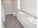 Bathroom featuring a double vanity, and stand up shower at 144 Ashworth Dr., Tabor City, NC 28463