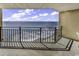 Balcony with ocean views, perfect for relaxing and enjoying the scenery at 1690 N Waccamaw Dr. # 1008, Garden City Beach, SC 29576