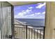 Enjoy breathtaking ocean views from this condo balcony, perfect for relaxing and taking in the beach scenery at 1690 N Waccamaw Dr. # 1008, Garden City Beach, SC 29576