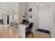 Convenient office nook near the entry and dining area, perfect for working from home at 176 Somerworth Circle, Surfside Beach, SC 29575