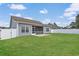 The backyard features a well-maintained lawn and a covered patio, perfect for outdoor enjoyment at 200 Palm Terrace Loop, Conway, SC 29526