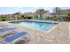The community pool is surrounded by ample seating, perfect for relaxing and enjoying sunny days at 200 Palm Terrace Loop, Conway, SC 29526