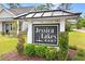 The community has an inviting sign and landscaping at 200 Palm Terrace Loop, Conway, SC 29526
