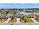 Stunning aerial view of home nestled on a waterfront property with lush landscaping and serene water views at 2039 Woodburn Dr., Myrtle Beach, SC 29579